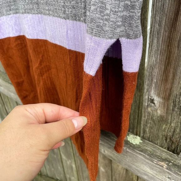 FREE PEOPLE COLORBLOCK SWEATER TANK - Picture 4 of 5